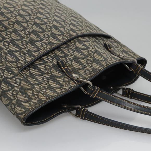Christian Dior Trotter Canvas Tote Bag Navy Auth 113267 - Picture 8 of 16